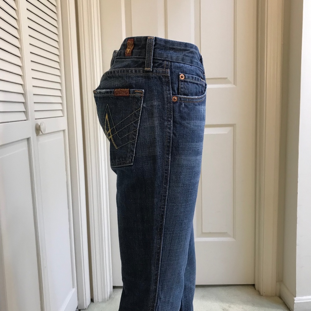 NWOT 7 For All Mankind ‘A’ Pocket Flare Jean Size 27 - Picture 4 of 13